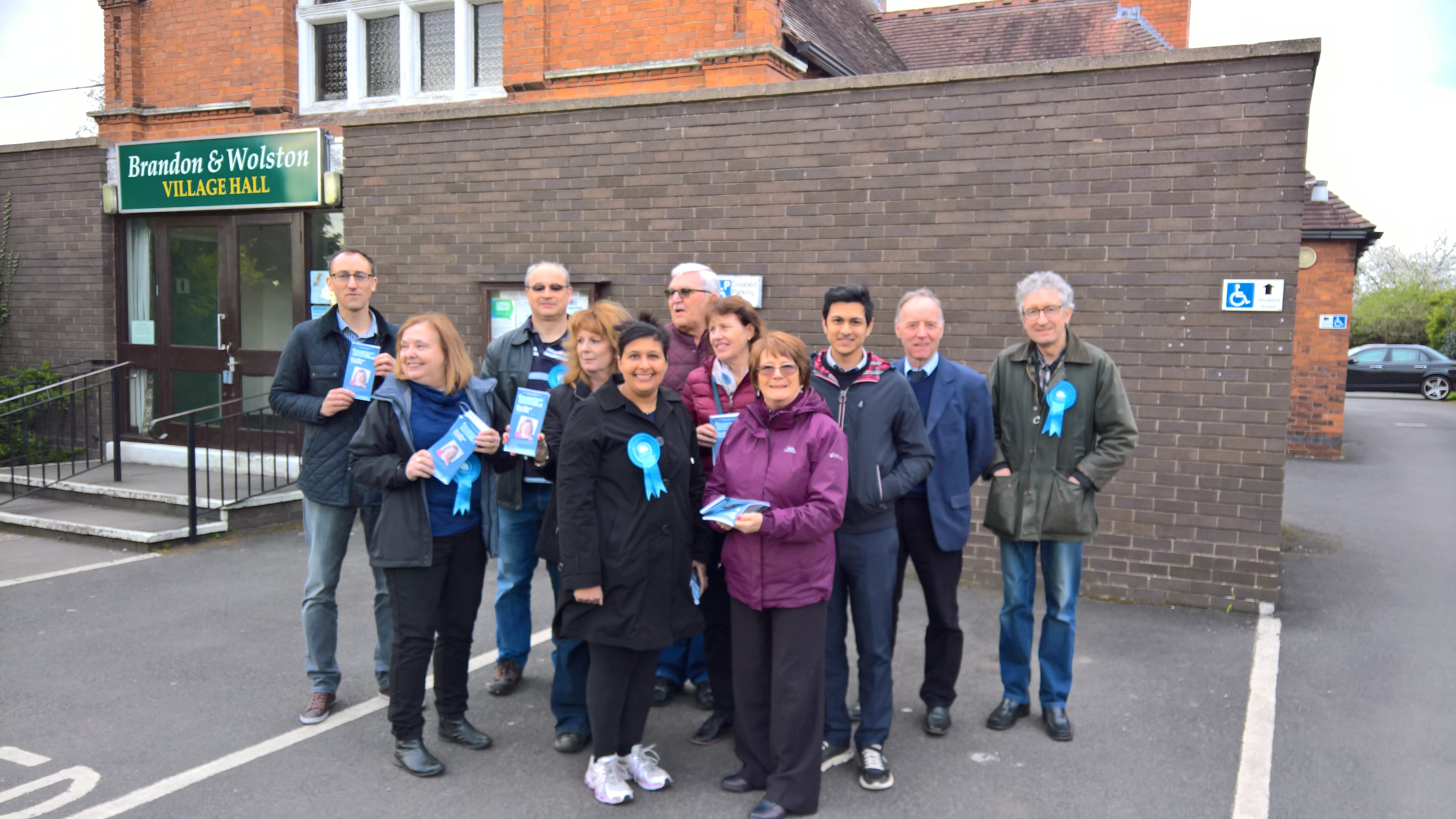 Canvassing in the area