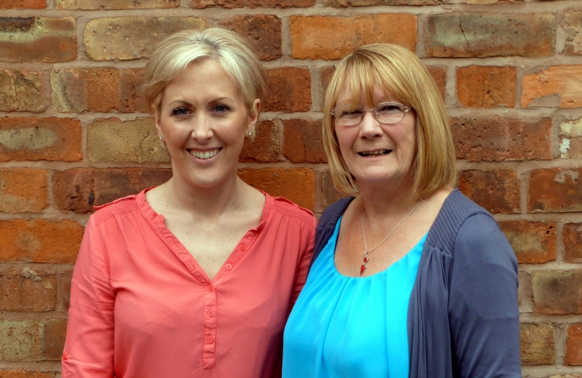 Brownsover Conservative County Councillors Helen Walton and Carolyn Robbins